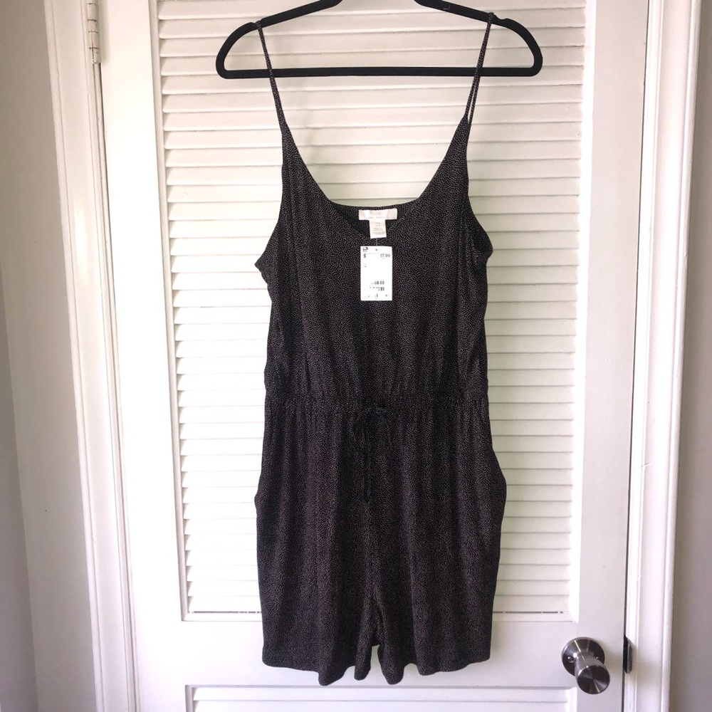 Womens H&M Polka Dot Romper